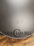 WOW!! Mint condition 1890’s Griswold ERIE #10 3rd series Skillet w/ Heat Ring 715 with BULLSEYE makers mark! Skillet