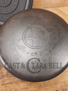 WOW. Not seen often! Griswold first series Slant Logo w/ ERIE Dutch oven Size #10 (835) Dutch Oven with ERIE Logo &