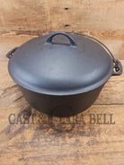 WOW. Not seen often! Griswold first series Slant Logo w/ ERIE Dutch oven Size #10 (835) Dutch Oven with ERIE Logo &