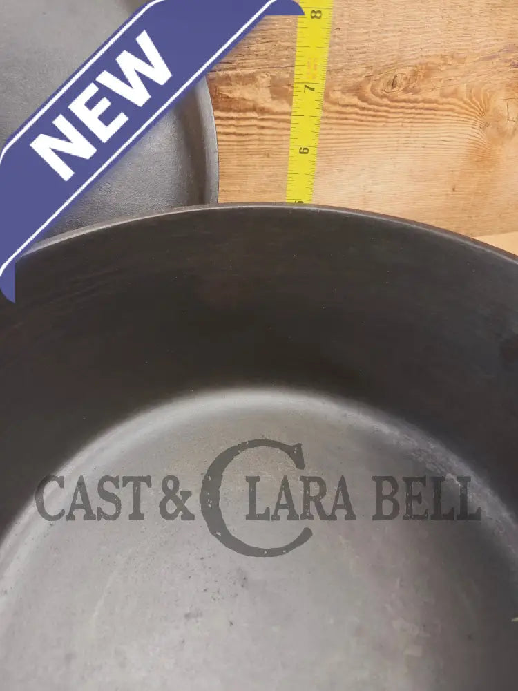 WOW. Not seen often! Griswold first series Slant Logo w/ ERIE Dutch oven Size #10 (835) Dutch Oven with ERIE Logo &