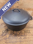 WOW. Not seen often! Griswold first series Slant Logo w/ ERIE Dutch oven Size #10 (835) Dutch Oven with ERIE Logo &