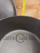 WOW. Not seen often! Griswold first series Slant Logo w/ ERIE Dutch oven Size #10 (835) Dutch Oven with ERIE Logo &