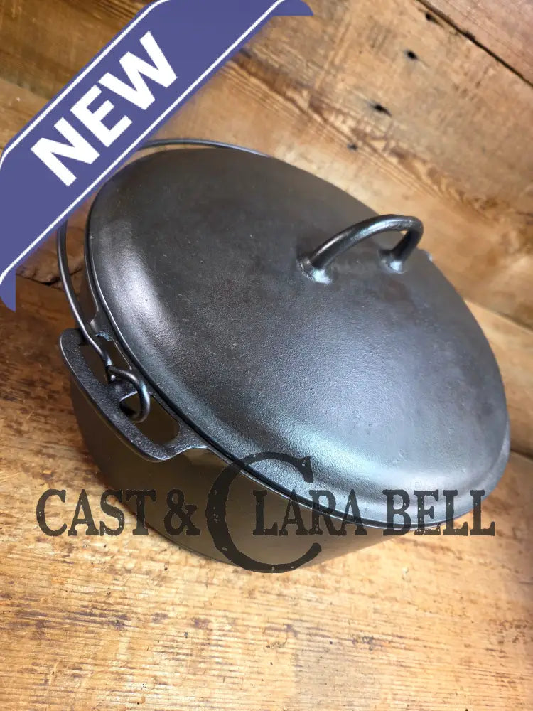 WOW. Not seen often! Late 1890’s Era Griswold ERIE Size #10 (835) Dutch Oven with ERIE Logo & (2553) Lid. One of the