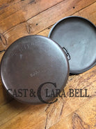 WOW. Not seen often! Late 1890’s Era Griswold ERIE Size #10 (835) Dutch Oven with ERIE Logo & (2553) Lid. One of the
