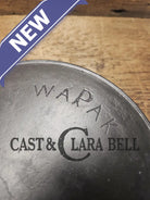 WOW! Rare 1920’s Wapak ’Chicken Foot’ skillet. As sought after as the infamous Wapak Indian Logo. Gorgeous skillet