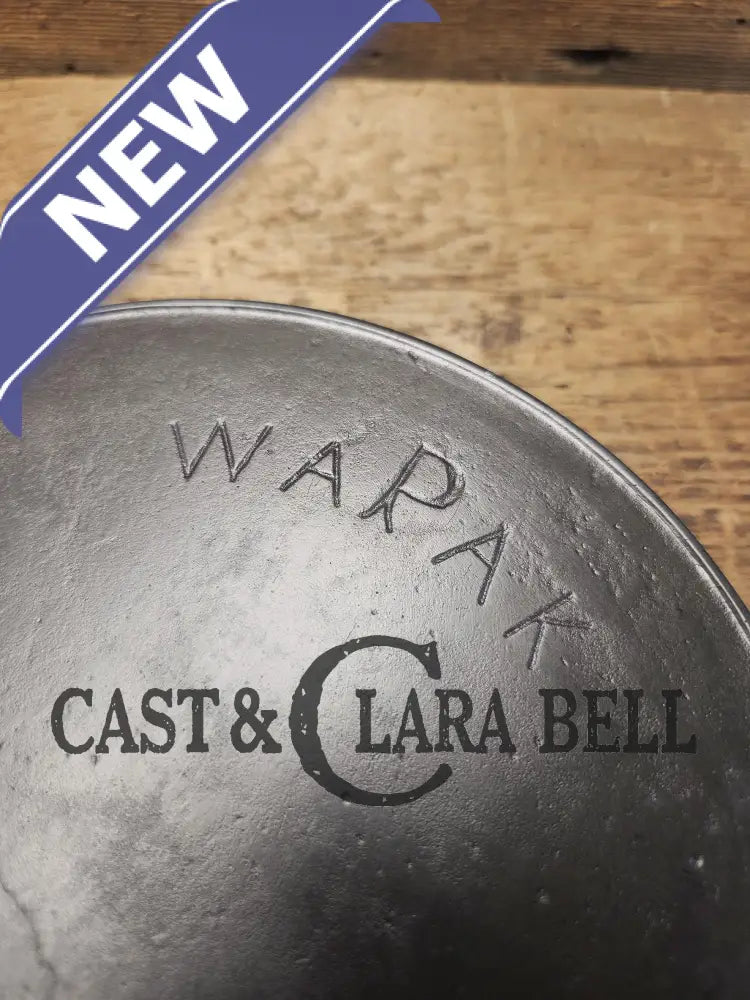 WOW! Rare 1920’s Wapak ’Chicken Foot’ skillet. As sought after as the infamous Wapak Indian Logo. Gorgeous skillet