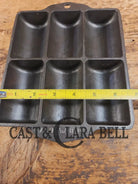 WOW. Tough To Find 1920’s LARGE Griswold No. 16 French Roll Bread 6 cup 6139 Bakeware