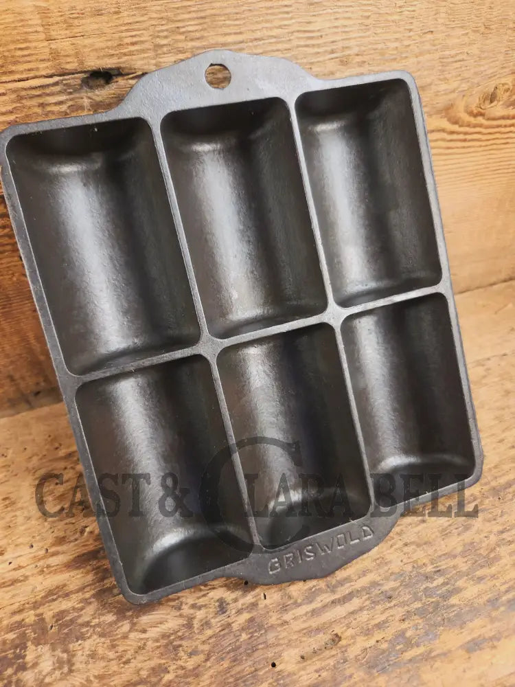 WOW. Tough To Find 1920’s LARGE Griswold No. 16 French Roll Bread 6 cup 6139 Bakeware