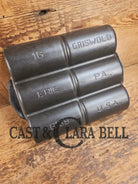 WOW. Tough To Find 1920’s LARGE Griswold No. 16 French Roll Bread 6 cup 6139 Bakeware