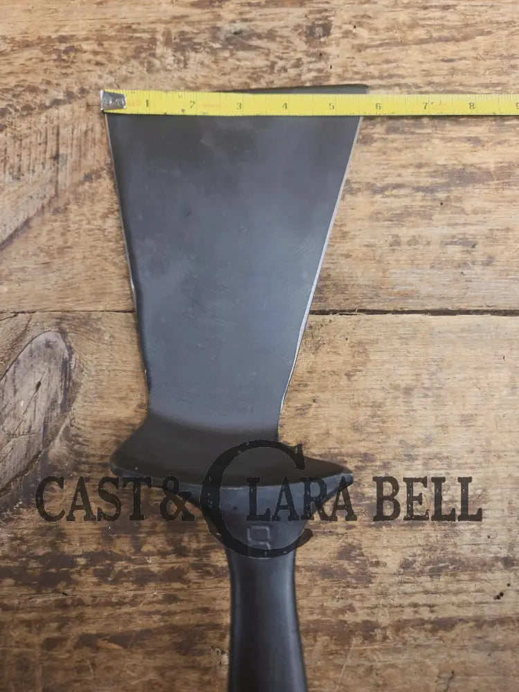 Wow UNIQUE! Custom made Griswold Cast Iron DEEP Skillet Spatula. Reclaimed from a Small Block cast iron deep skillet.