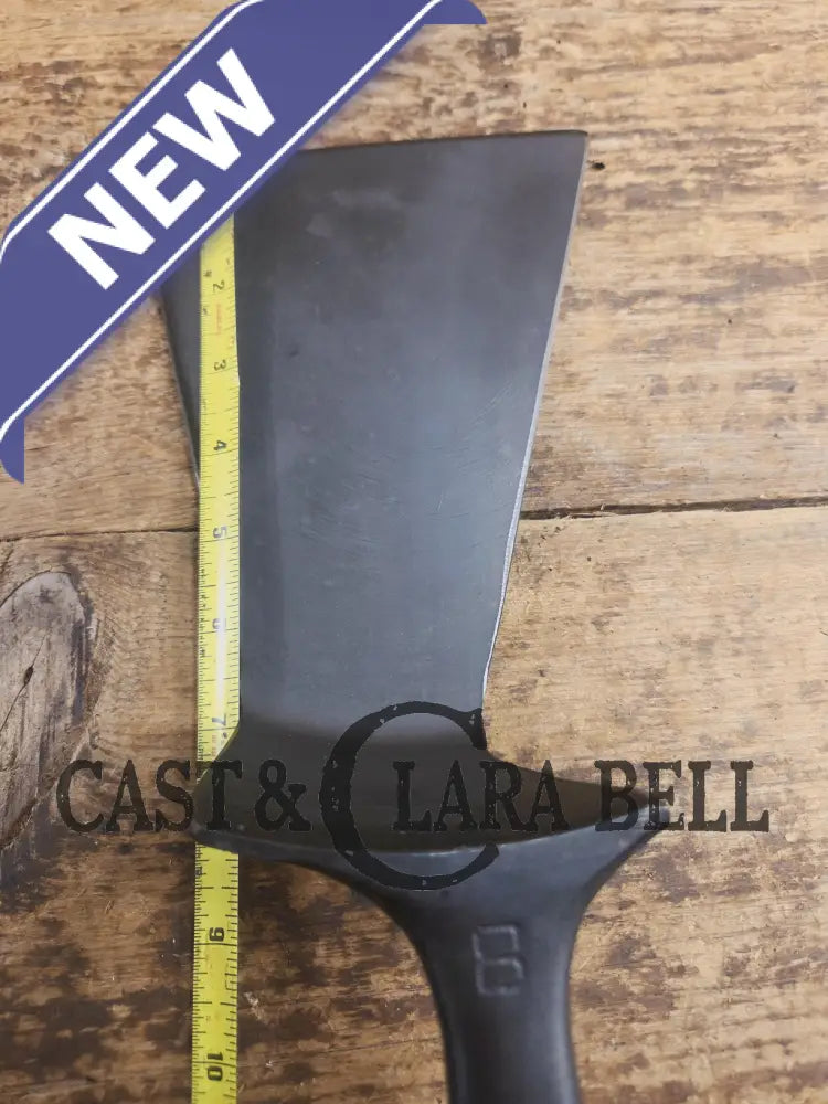 Wow UNIQUE! Custom made Griswold Cast Iron DEEP Skillet Spatula. Reclaimed from a Small Block cast iron deep skillet.