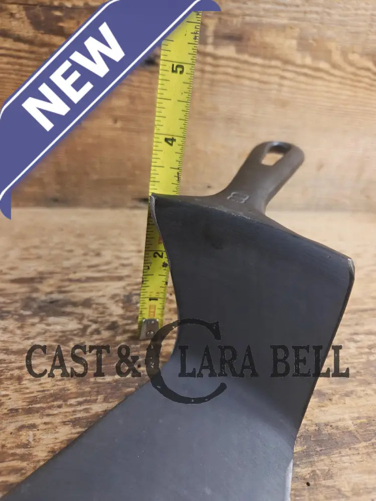 Wow UNIQUE! Custom made Griswold Cast Iron DEEP Skillet Spatula. Reclaimed from a Small Block cast iron deep skillet.
