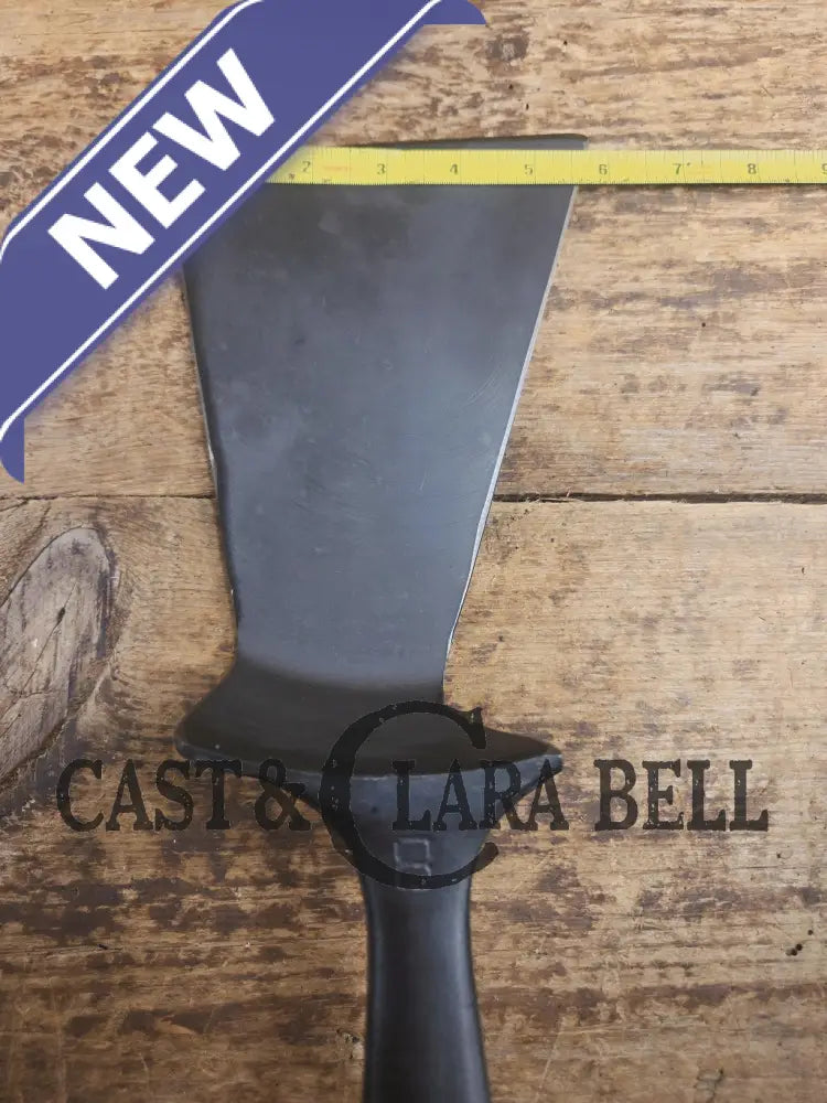 Wow UNIQUE! Custom made Griswold Cast Iron DEEP Skillet Spatula. Reclaimed from a Small Block cast iron deep skillet.