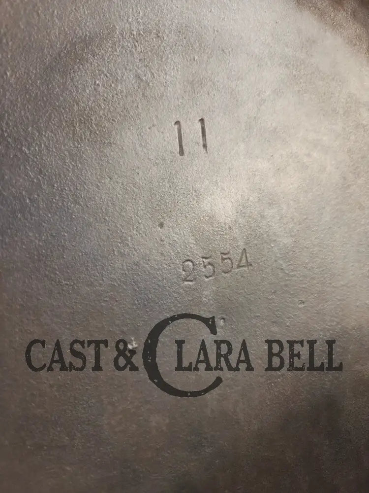 WOW. Very rare 1910’s Griswold Size #11 (834) Dutch Oven with Slant Logo and (2554) Lid. One you don’t see often. Dutch