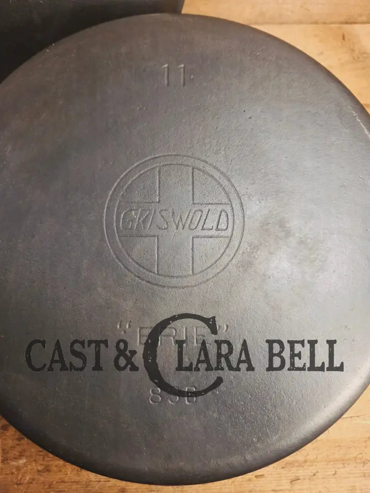 WOW. Very rare 1910’s Griswold Size #11 (834) Dutch Oven with Slant Logo and (2554) Lid. One you don’t see often. Dutch