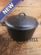 WOW. Very rare 1910’s Griswold Size #11 (834) Dutch Oven with Slant Logo and (2554) Lid. One you don’t see often. Dutch