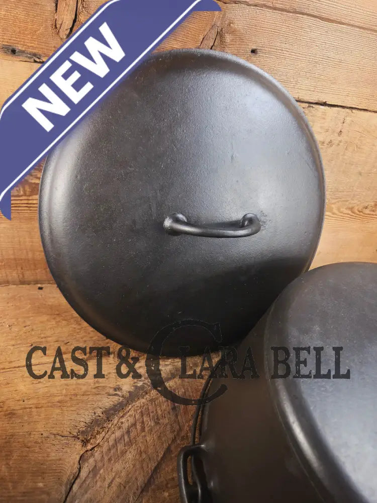 WOW. Very rare 1910’s Griswold Size #11 (834) Dutch Oven with Slant Logo and (2554) Lid. One you don’t see often. Dutch