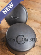 WOW. Very rare 1910’s Griswold Size #11 (834) Dutch Oven with Slant Logo and (2554) Lid. One you don’t see often. Dutch