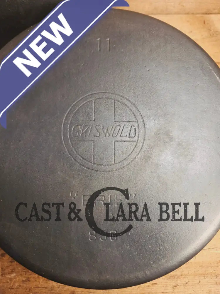 WOW. Very rare 1910’s Griswold Size #11 (834) Dutch Oven with Slant Logo and (2554) Lid. One you don’t see often. Dutch