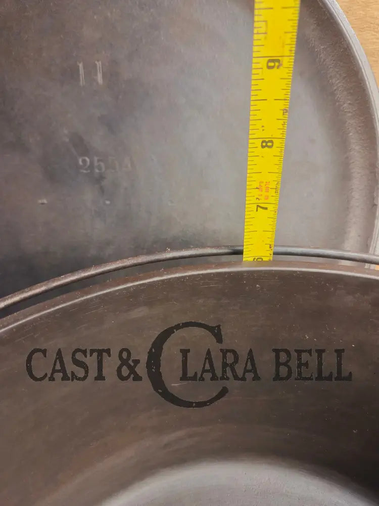 WOW. Very rare 1910’s Griswold Size #11 (834) Dutch Oven with Slant Logo and (2554) Lid. One you don’t see often. Dutch