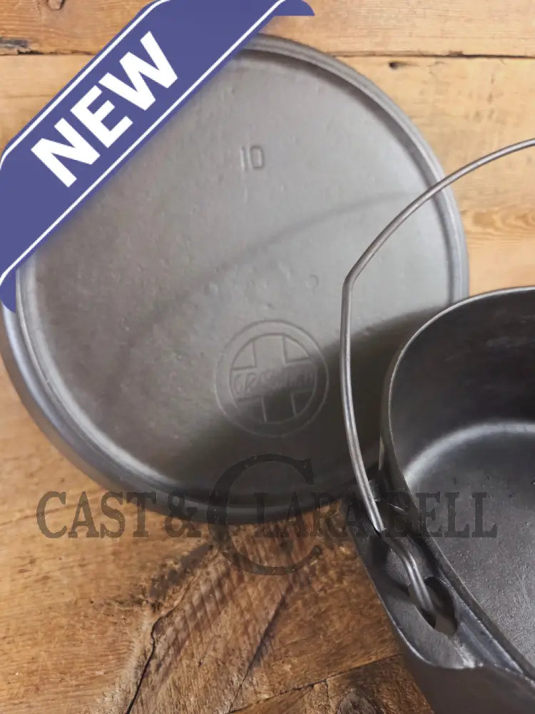 Wow! VHTF huge #10 Authentic Griswold (310) Camp Stove. Enormous & perfect for braising large cuts of meat stews etc.