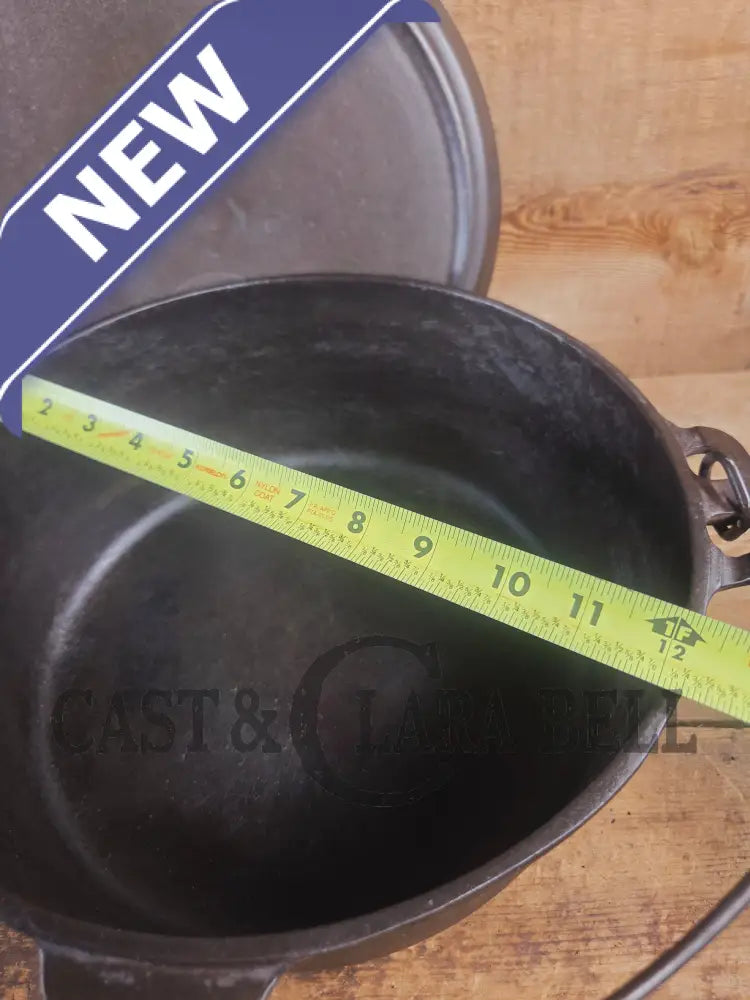 Wow! VHTF huge #10 Authentic Griswold (310) Camp Stove. Enormous & perfect for braising large cuts of meat stews etc.